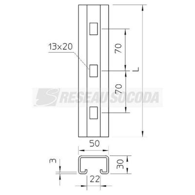  Rail MS5030RP0220FT 
