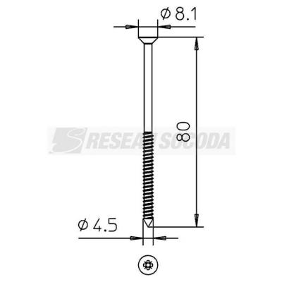  Vis KSS 4.5x80 