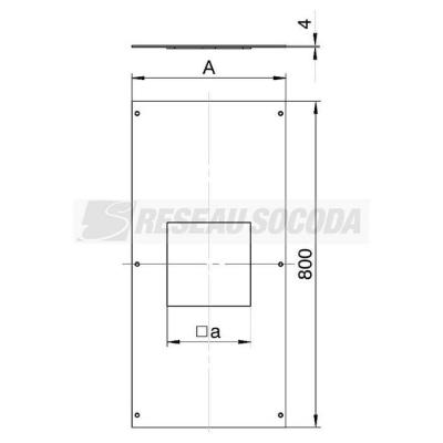  Couvercle BdS OKA DG4 400 