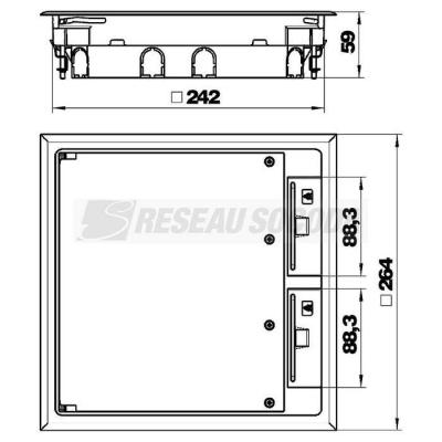  Bo�tier GES9 55U V 7011 