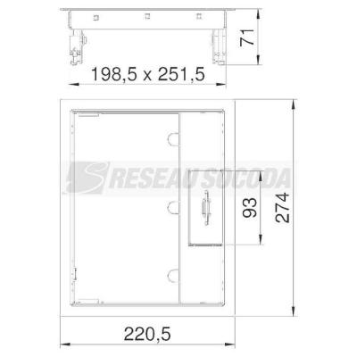  Bo�tier GES6M-2 10U 