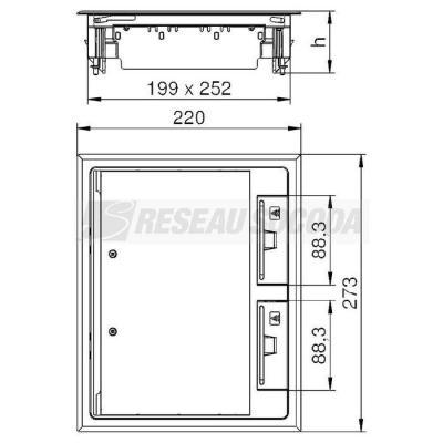  Bo�tier GES6 U 7011 