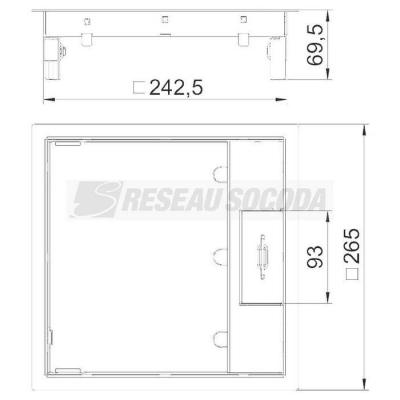  Bo�tier GES9M-2 10U 