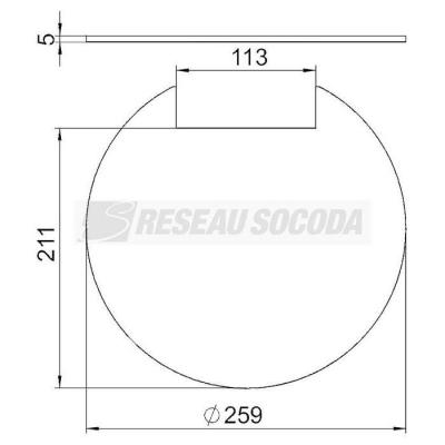  Plaque FS R7 10 5 