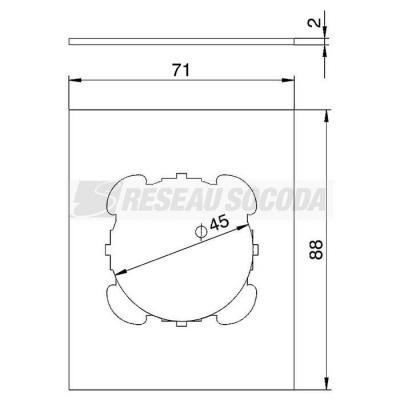  Plaque T12L P1S 9011 