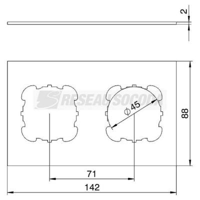 Plaque T12L P2S 9011 