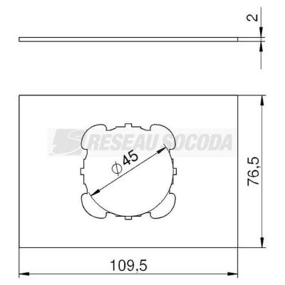  Plaque T4B P2S 9011 