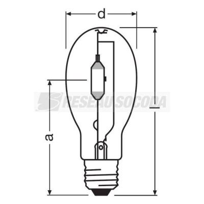  OSR POWERS HQI-E 440W 640 E40 