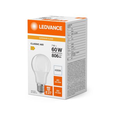  LED S FACI CLA60 840 E27 