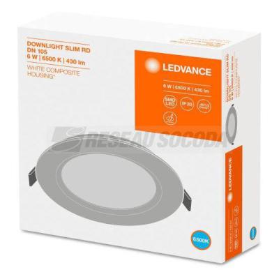  DL SLIM ROND 105 6W 6500K 
