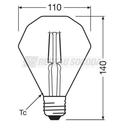  LED OSR 1906 DIAMOND 824 E27 