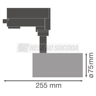  LDV Track Spot D75 25W/3000K ! 