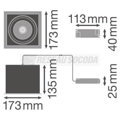  LDV SPOT MULTI 1X30W/3000K 27! 