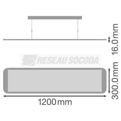  PANEL D/I 1200 36W/4000K 