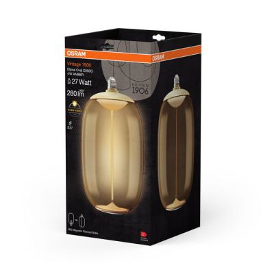  LED 1906MAG EL.OVAL  AMBRE E27 