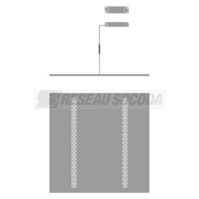  PANEL INDIVILED 625 33W/4000K 