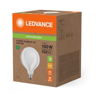  LED G125 100 FR 7.2W 827 E27 A 