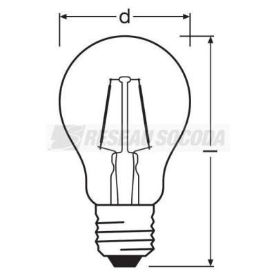  LED OSR 1906 CLA22 824 E27 