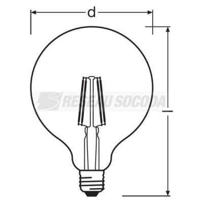  LED OSR 1906 GLOB52 824 E27 