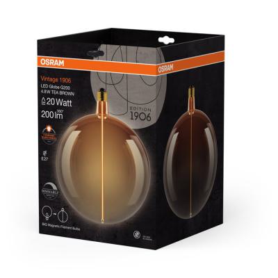  LED 1906MAG GLB200 T BRUN E27 
