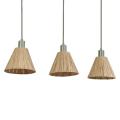  Suspension trio LN RAFFIA E27 
