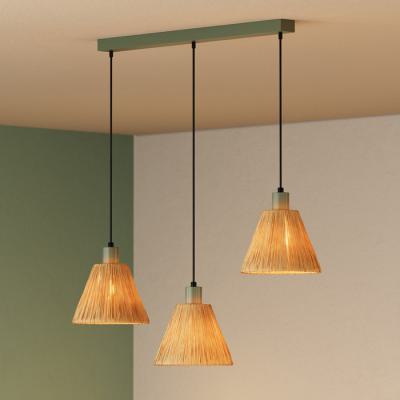  Suspension trio LN RAFFIA E27 