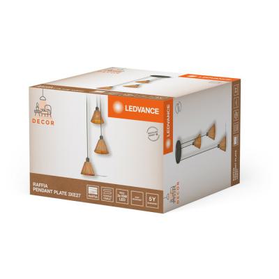  Suspension trio RD RAFFIA E27 