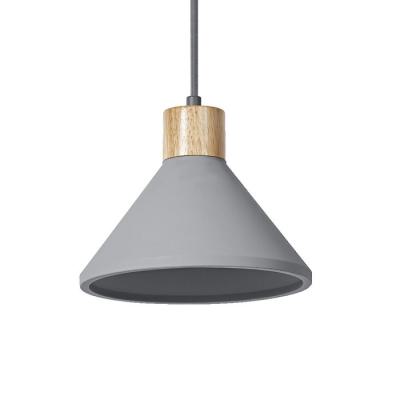  Suspens Concrete Wood 220 E27 