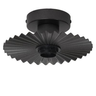  Plafonnier Plissee E27 gris 