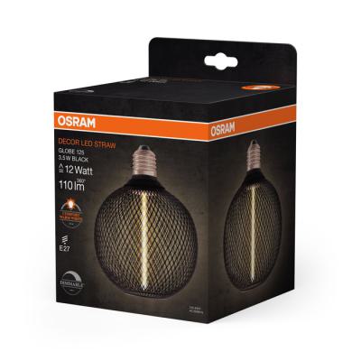  LED 1906 Cage BK FIL GL125 E27 