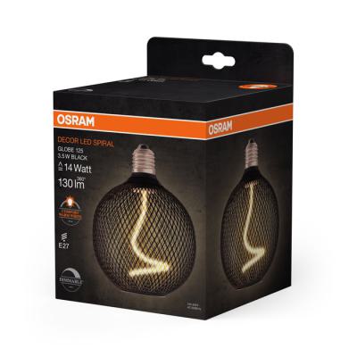  LED 1906 Cage BK SPI GL125 E27 