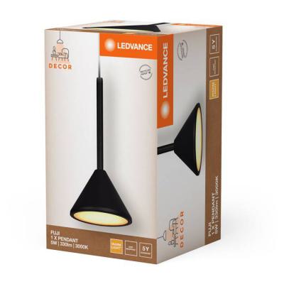  DECOR Fuji 1xPendant 5W/830 BK 