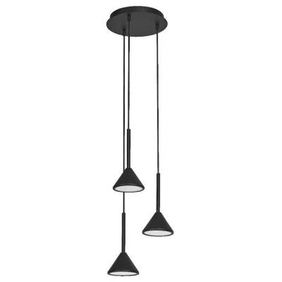  DECOR Fuji 3xPendant 13W/830BK 