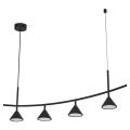  DECOR Fuji 4xPendant 16W/830BK 