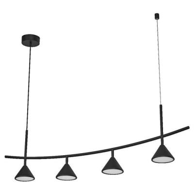  DECOR Fuji 4xPendant 16W/830BK 