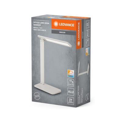  OL Desk Banker 7W/3CCT DIM WT 