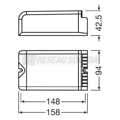  PTO 100/220-240 3DIM OSRAM Ba! 