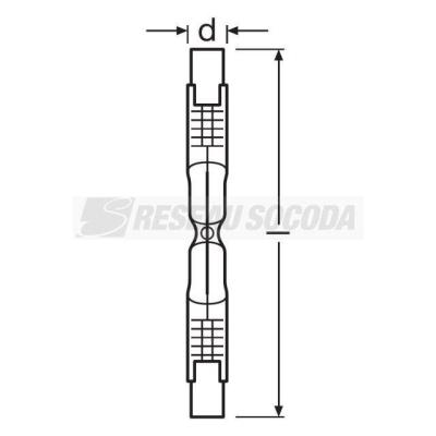  OSR HALOLINE PRO 48W 230V R7s 
