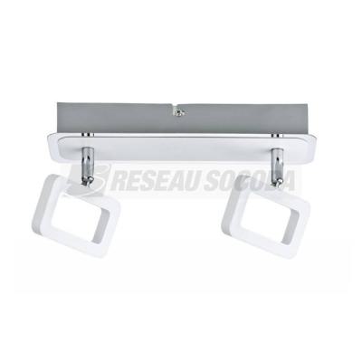  Spot Frame 2x4,5W blc D�poli/! 