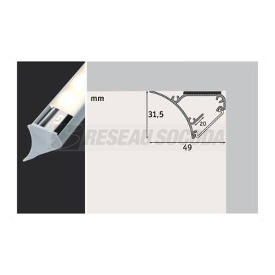  Profil� Corner 2m gris diffuse 