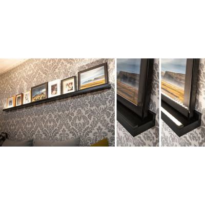  Profil� Base 2m noir diffuseur 