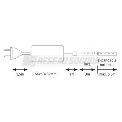  Ruban MaxLED1000 recouvert kit 