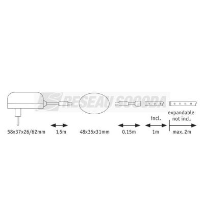  YourLED kit Comfort PIR 1m 3W 