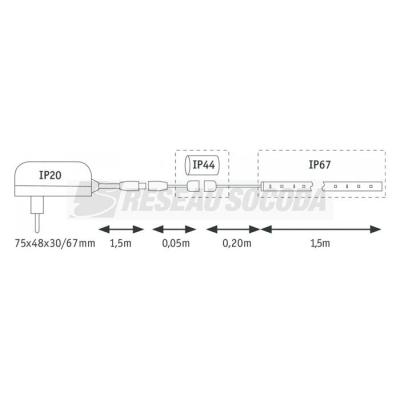  Ruban MaxLED Flow kit 1,5m Bl! 