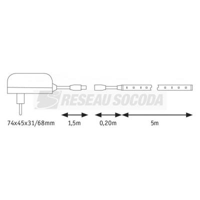  Kit SimpLED 5m 3000K 17W 230/1 