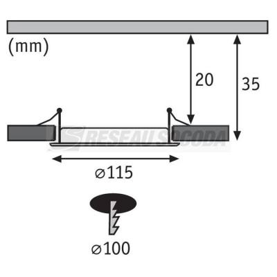  ENC Quality Panel D.115mm 6W 4 