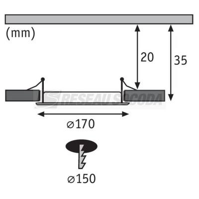  ENC Quality Panel D.17cm 12W 4 