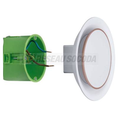  ENC mural D.123mm 2W 2700K bla 