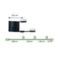  EXT P&S Cable 5m 1in-4out IP68 