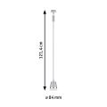  Urail Susp Cone GU10 max10W gr 
